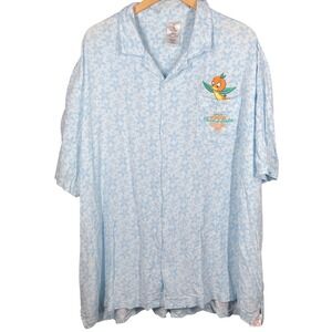 Disney EPCOT Flower Garden Festival 2022 Orange Bird Button Up Shirt Mens 3XL
